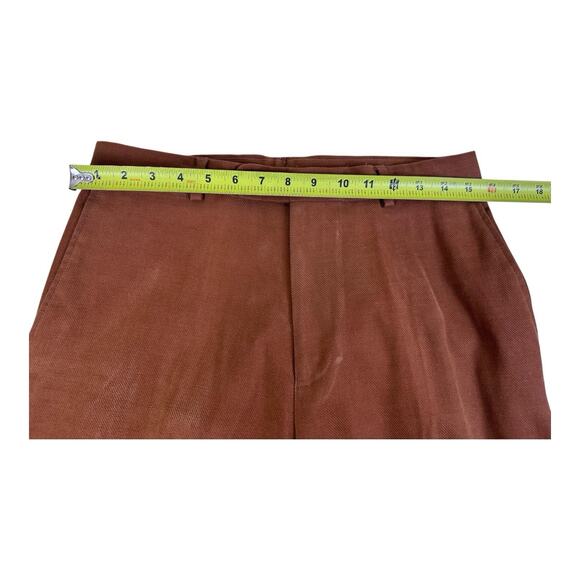 Peter Millar Pants Men’s 33 Brown Wool Cotton Blend Brushed Twill - Picture 8 of 12